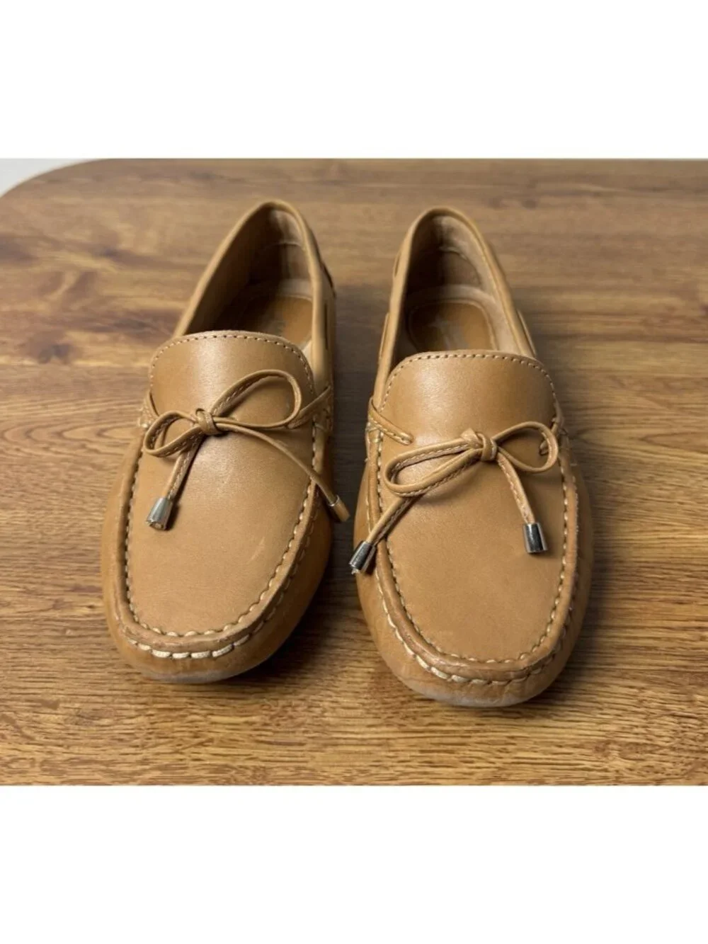 Eastland Women's Marcella Driving Moccasin Slip On Loafer in Camel Size 6.5